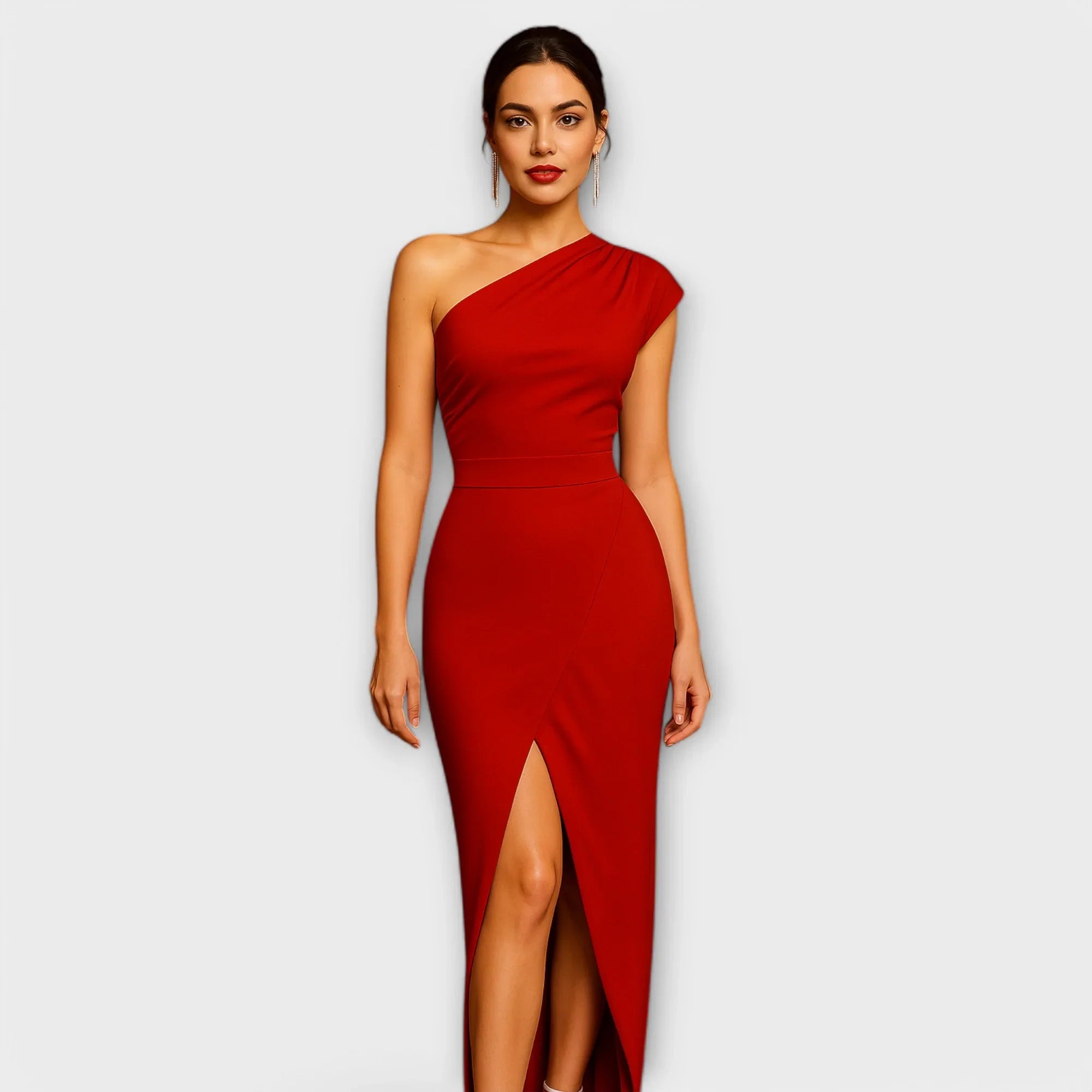 Elegant formal asymmetric evening dresses