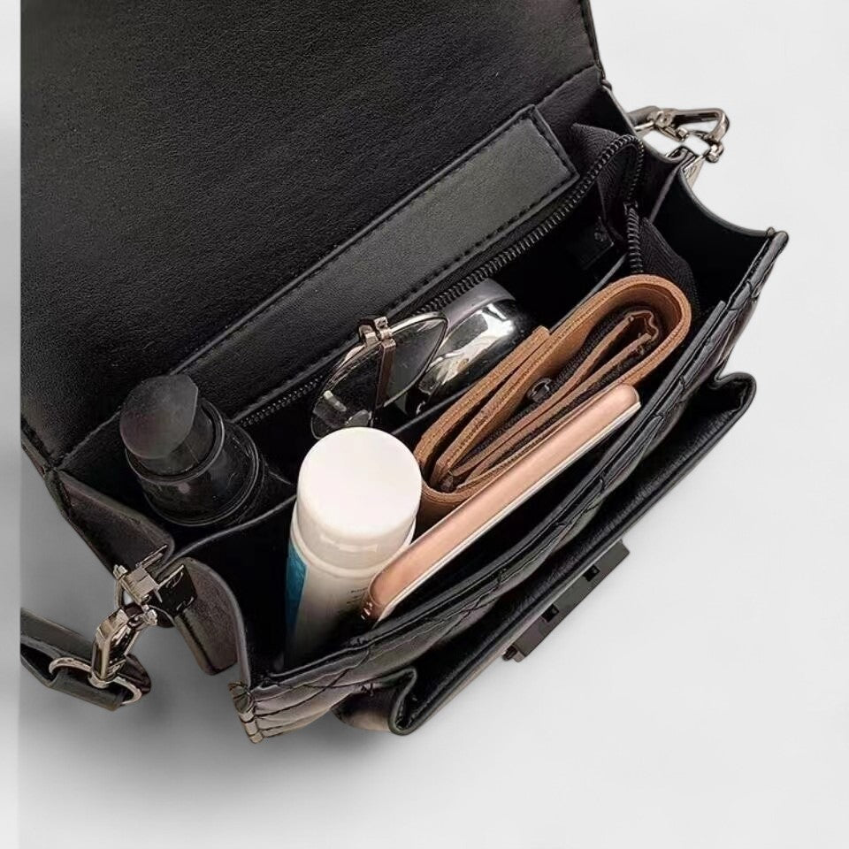 Laurel. – Classic Multi-Compartment Shoulder Bag