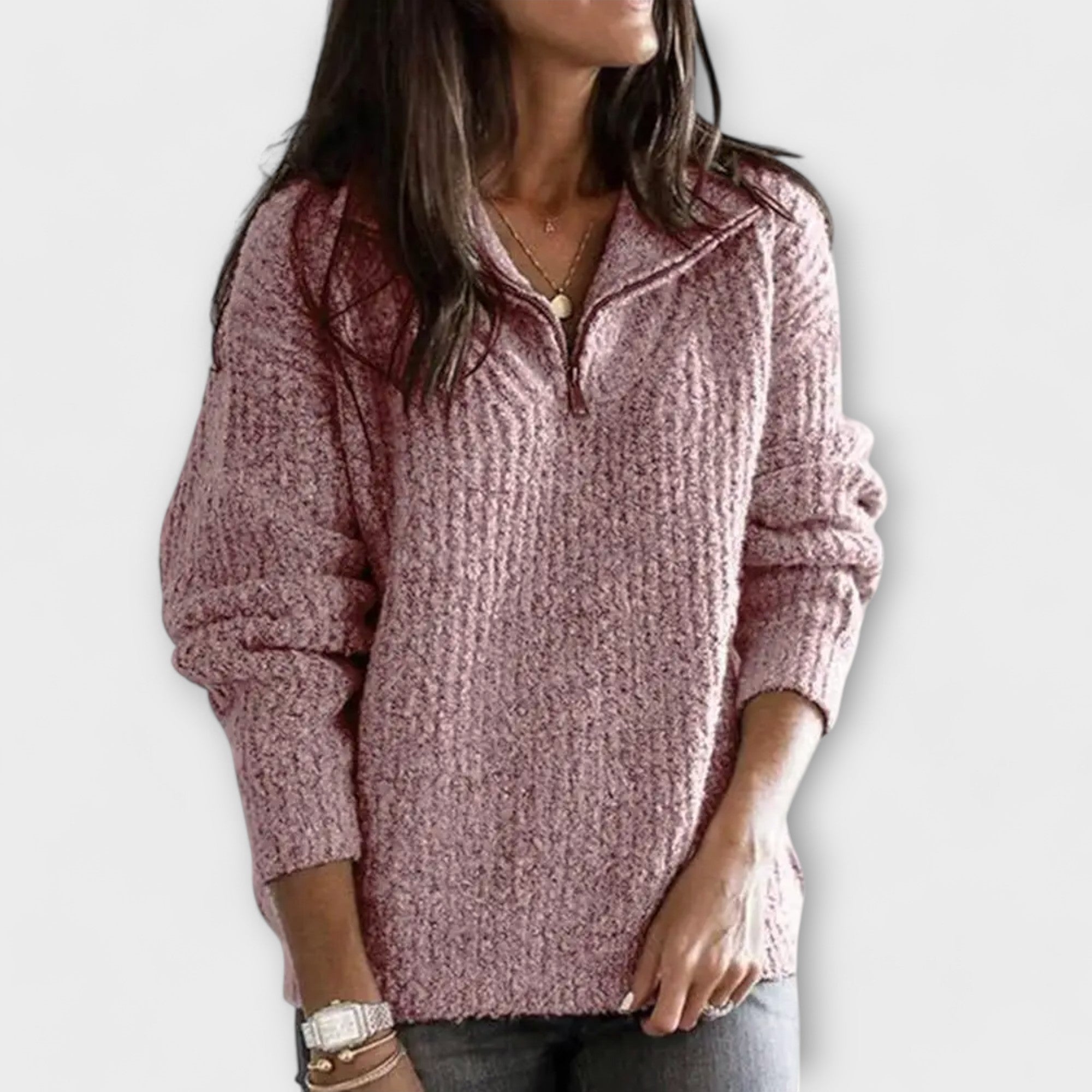 Half-Zip Sweater for Women