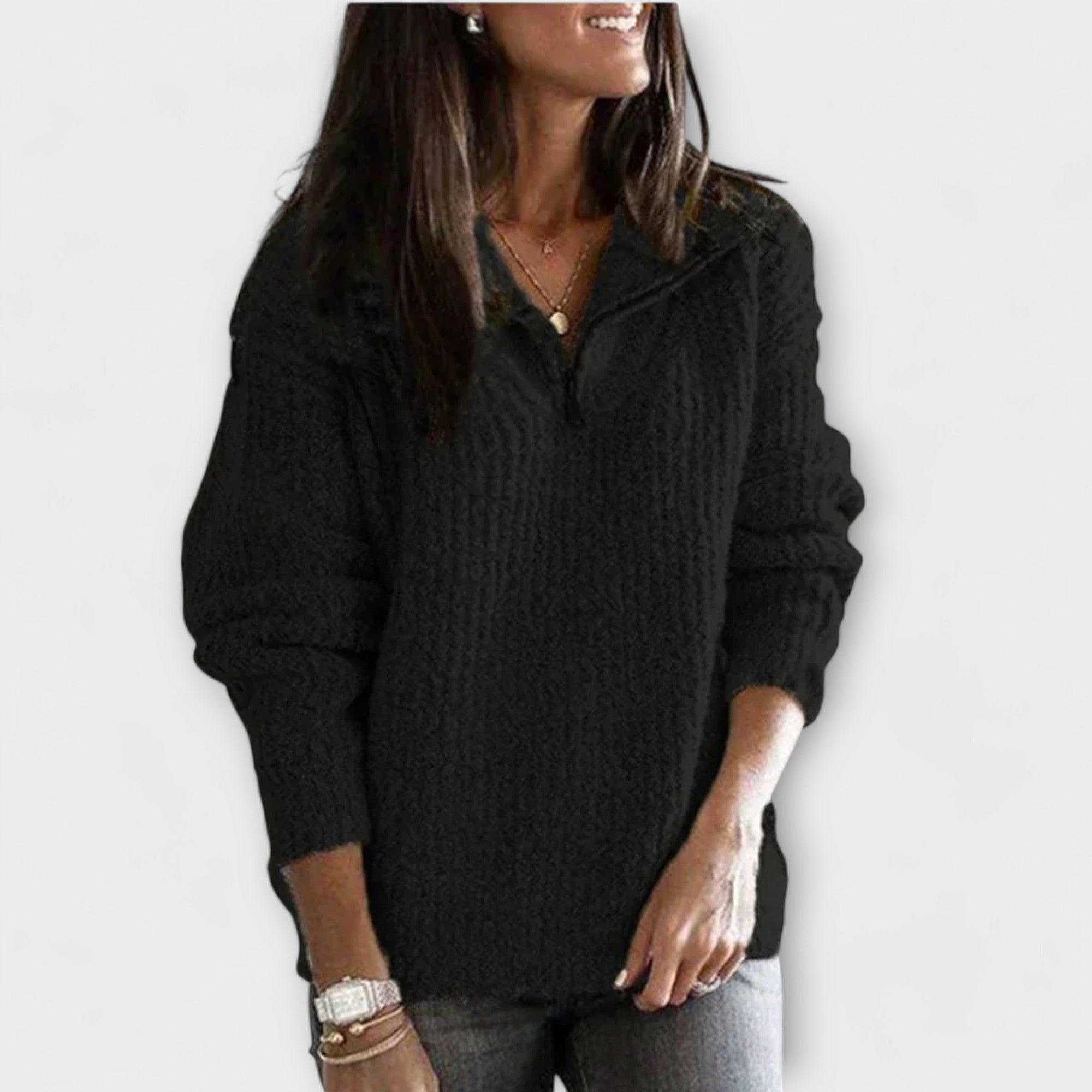 Half-Zip Sweater for Women