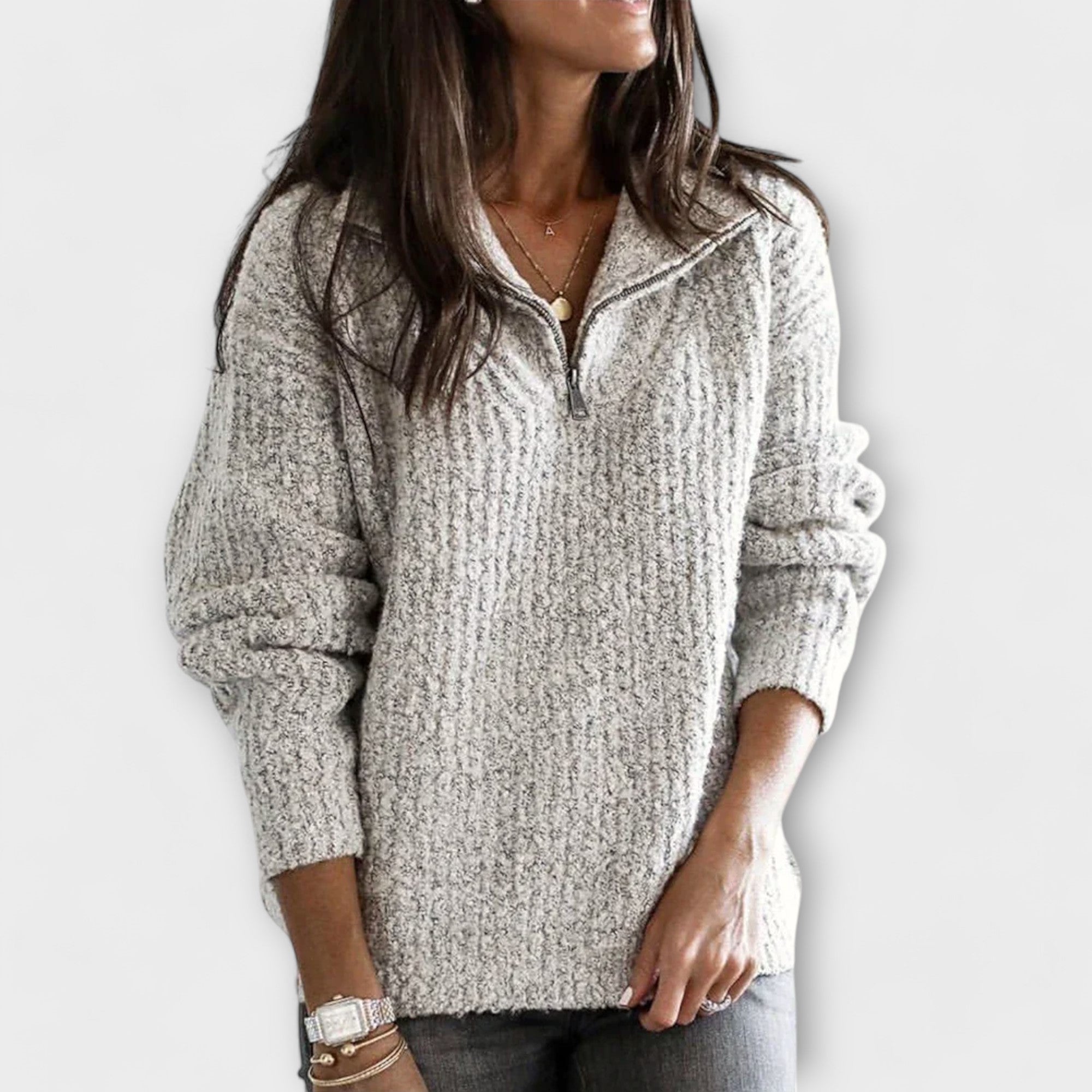 Half-Zip Sweater for Women