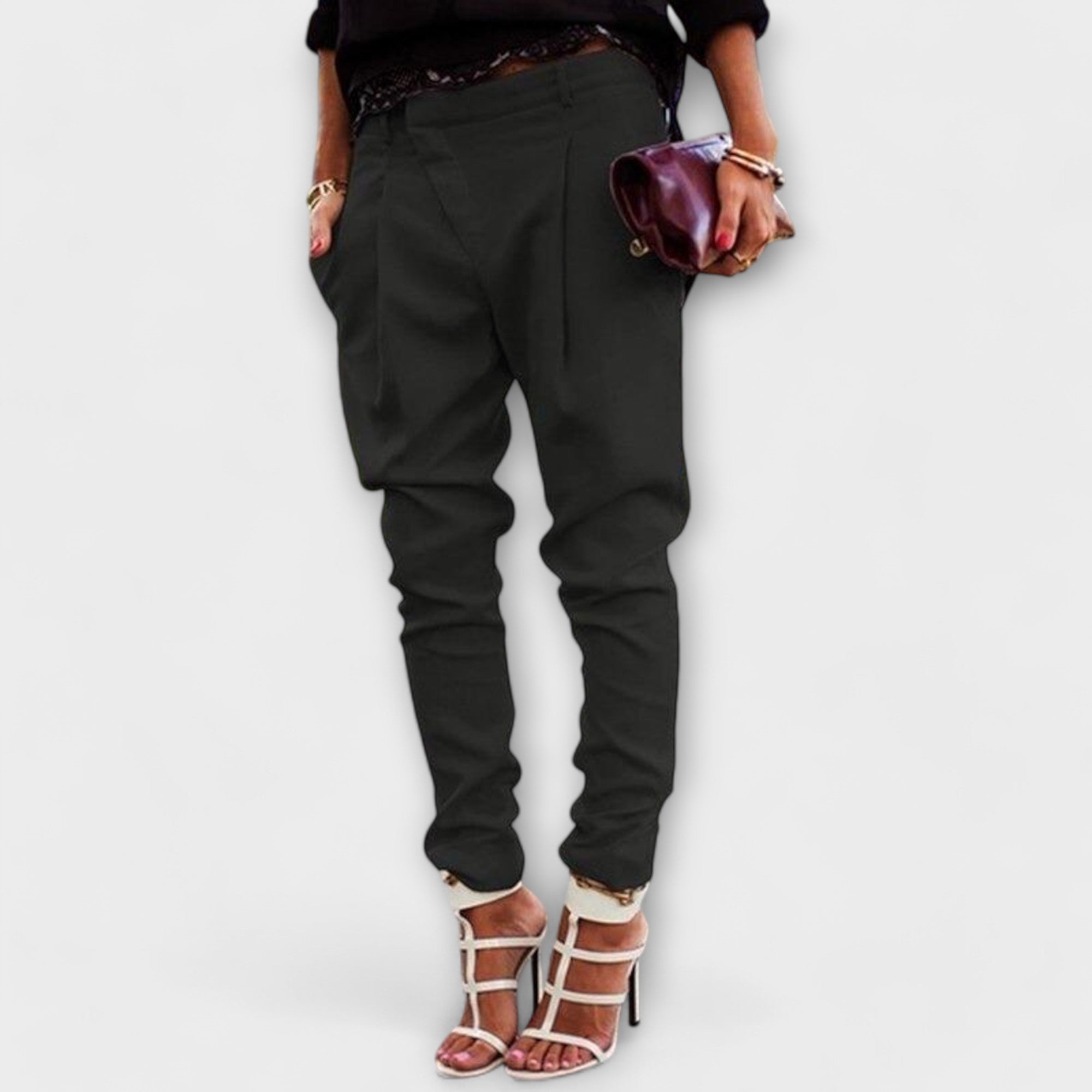 Mira – Elegant High-Waisted Pants